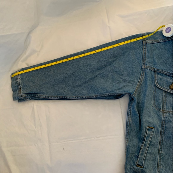 Vintage Wrangler Rugged Wear Denim Trucker Jean Jacket Mens Large 70's. - Picture 7 of 12